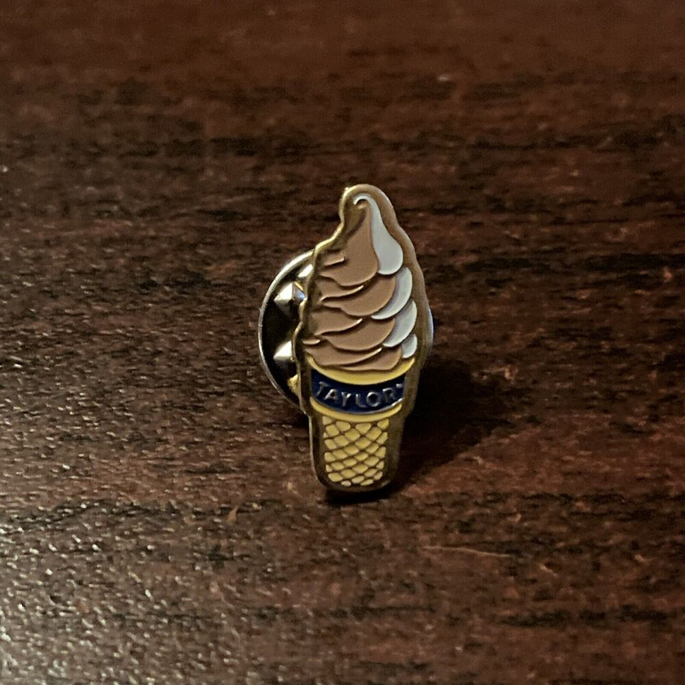 McDonald's‎ Taylor Soft-Serve Twist Ice Cream Cone Employee Lapel Hat Pin